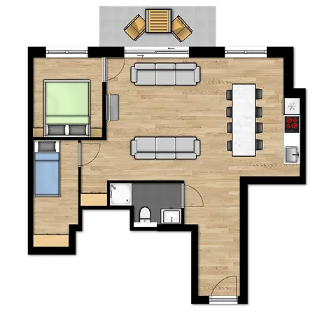 Holiday Suites Nieuwpoort ニーウポールト